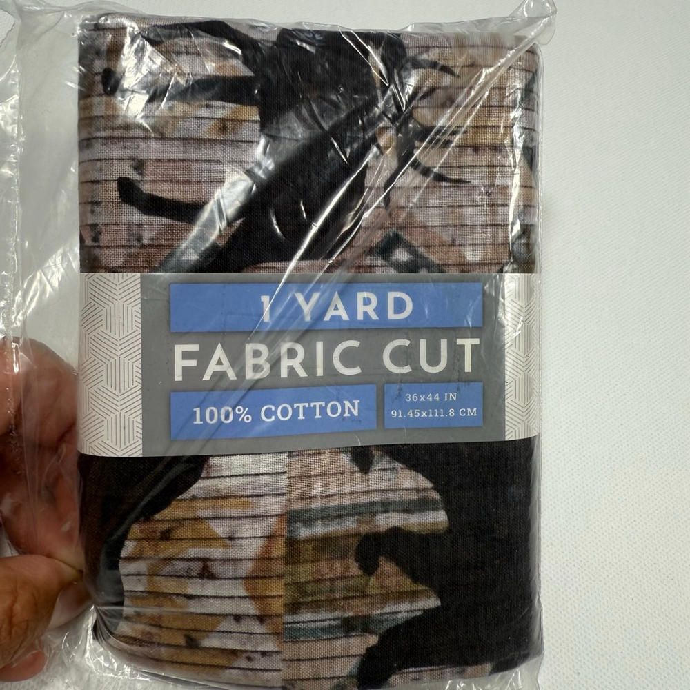 Unisex Unbranded Arts & Crafts Fabric Cut One Size Black Brown